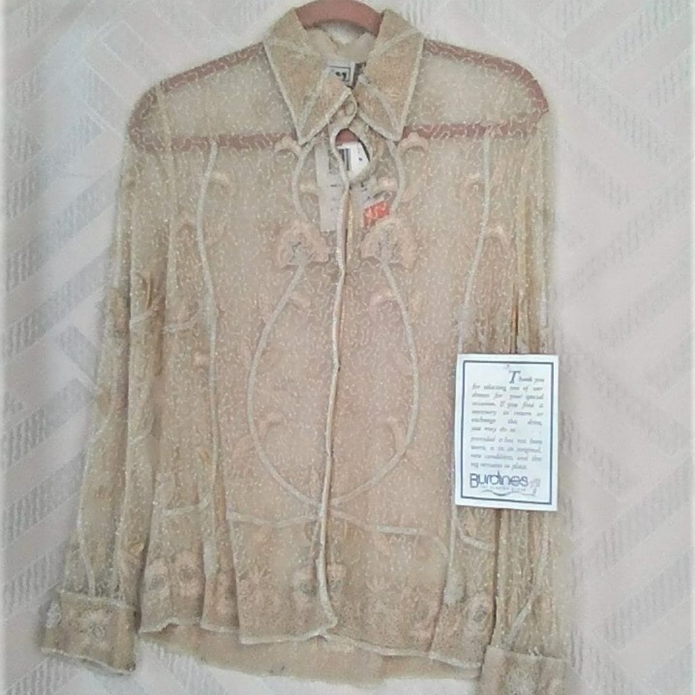 BEAUTIFUL, ELEGANT SEQUINS BLOUSE/TOP